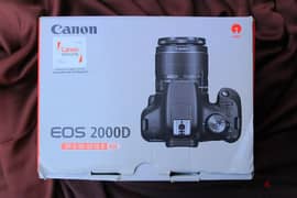 Canon 2000D Shutter 300  الكاميرا كالجديدة 0