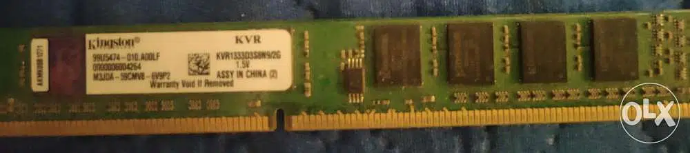 رام كينجستون ٢ جيجابايت ddr 3 1333 MHZ