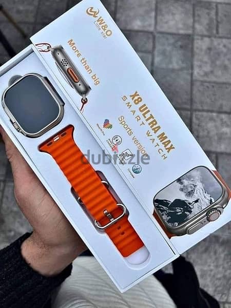 x8 Ultra Max Smartwatch (Orange) 2