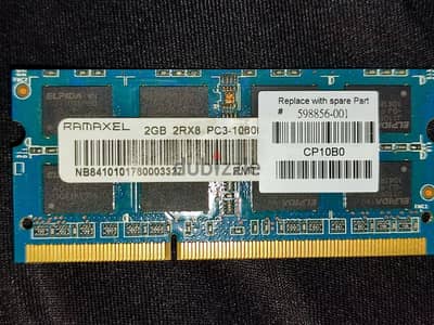 Laptop Ram 2GB PC3