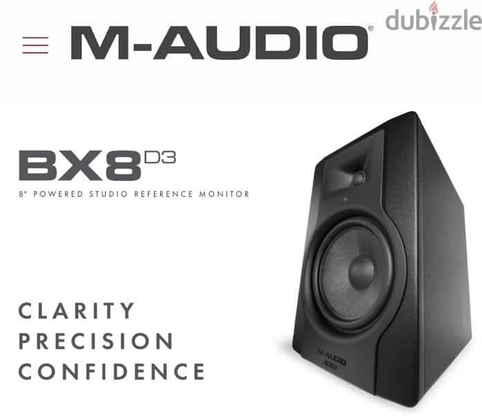M-audio bx8 d3 مونيتور ام اوديو 7