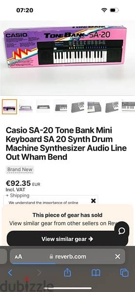 piano casio sa-20 keyboard كاسيو بيانو صنع كوريا اورج ب 100 نغمة 1