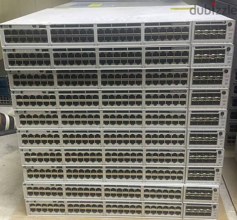 SwitchCisco 9300 48PORT UPLINK 8*10G DUAL POWER1100W السعر فى التليفون 0