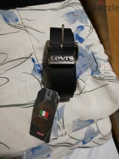 Levi's leather belt    حزام جلد طبيعي أصلي 0