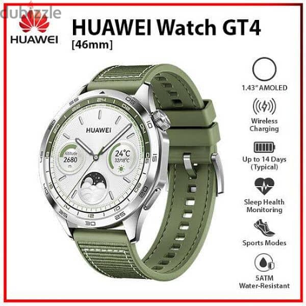 Huawei watch Gt4 Green 1