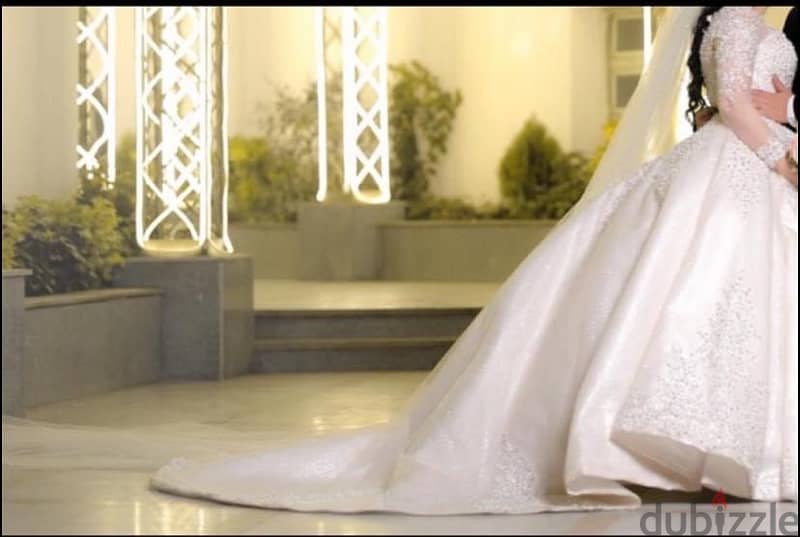 فستان زفاف زيرو بسعر لقطه استعمال يوم الفرح بس 2