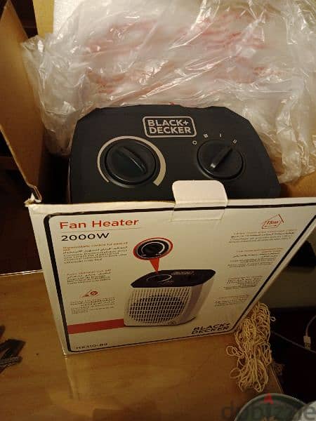 Black + Decker fan heater 1