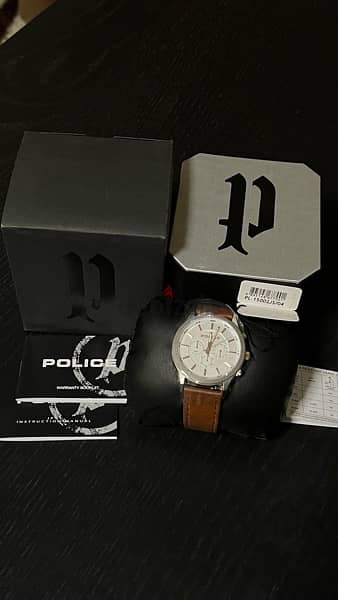 POLICE Men's Watch P15002JS-04 - ساعة بوليس أصلية جديدة 1