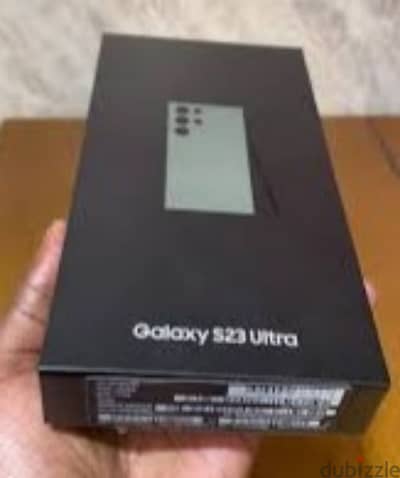 Samsung Galaxy S23 Ultra, Black 256 { sealed } بالضمان