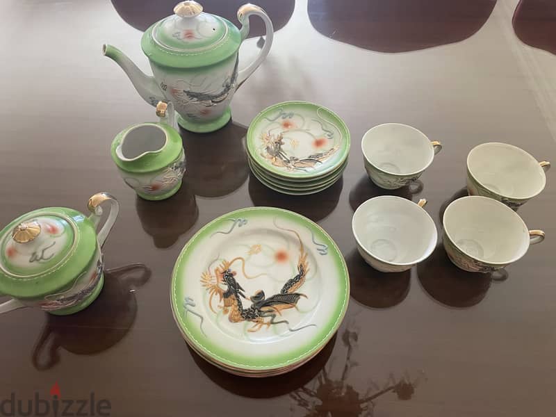 Vintage Dragon tea set 4