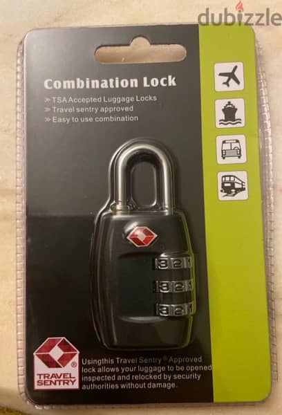 Lock for bags Travel Condition : New 0