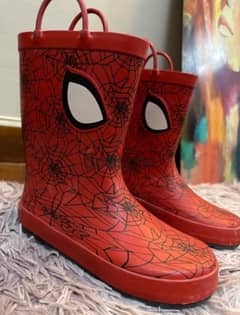 next spiderman rainboot for boys