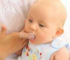فرشة اللثة Baby tooth brush فرشاة لتنظيف اسنان الاطفال و اللثه و ال 0