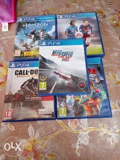 For sale Fifa 15 HORIZON ZERO DAWN Need for speed rivals Call of duty