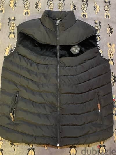 philipp plein puffer Vest Size XL