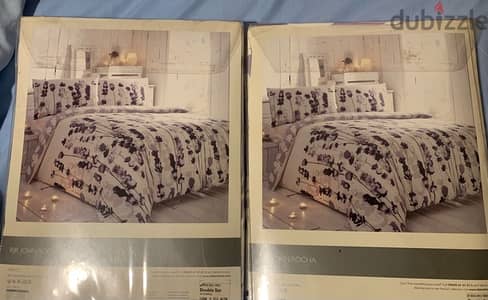 2 Debenhams double duvet cover set