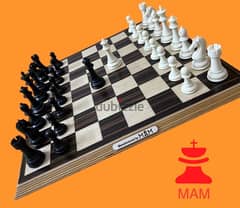 Black and white chess شطرنج فائق الجوده 0