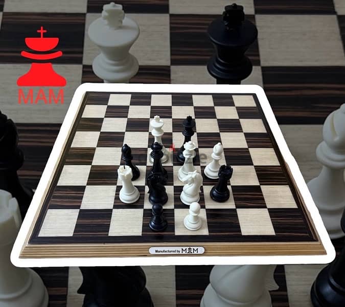 Black and white chess شطرنج فائق الجوده 6