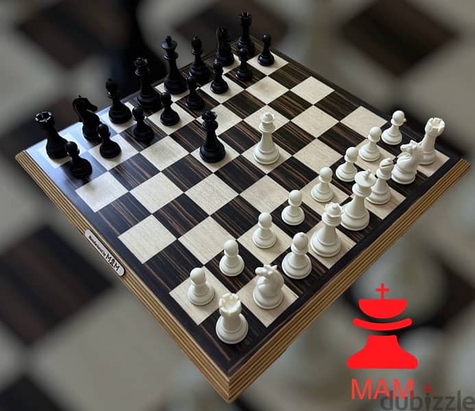 Black and white chess شطرنج فائق الجوده 7