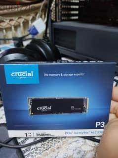 Crucial P3 1TB M.2 PCIe Gen3 NVMe Internal SSD - Up to 3500MB/s