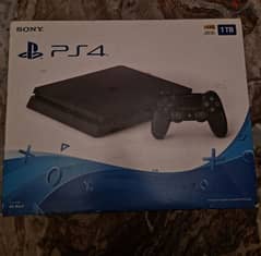 ps4 slim 1TB with two controller and original cables and games