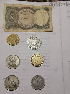 عملات قديمة مصرية.  للاقتناء  old currency