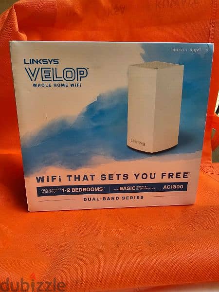LINKSYS Velop Dual-Band Home Mesh WiFi System 1Pack Dual-Band AC1300 3