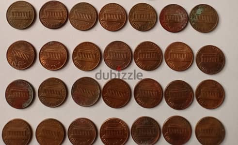 28سنت امريكي سنوات اصدار مختلفة 95/87/82/75/69/64/61