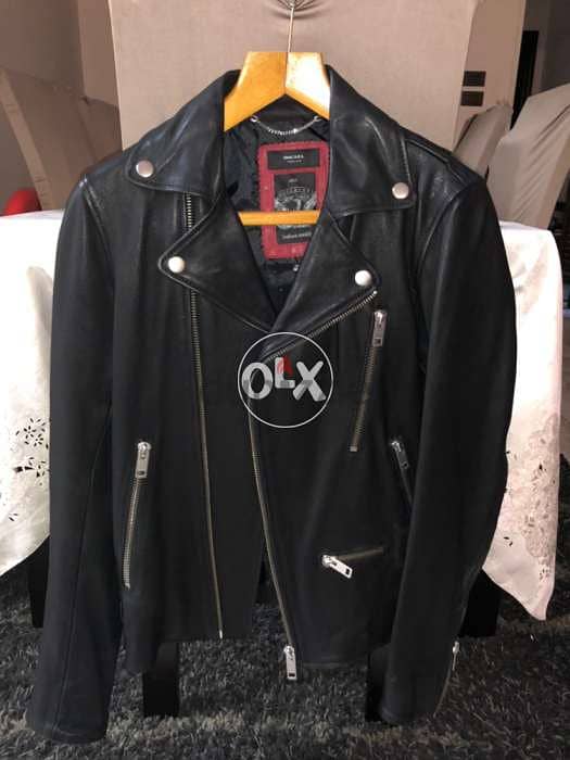 DIESEL Leather Bicker Jacket 1