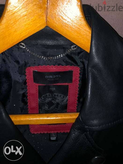 DIESEL Leather Bicker Jacket 2