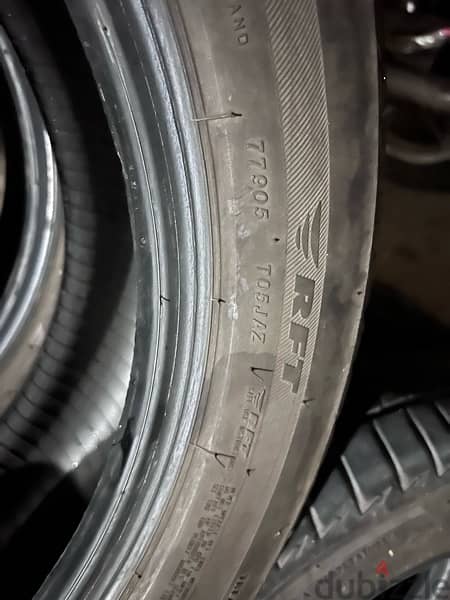 Bridgestone Turanza Run Flat Tires 205/55/17 3