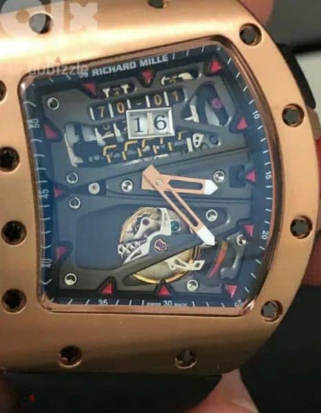 Richard Mille  mirror original 
Italy imported 
sapphire crystal 7