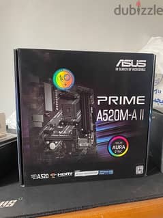 asus prime a520m a-ii جديدة - Computer Accessories & Spare Parts - 199707063