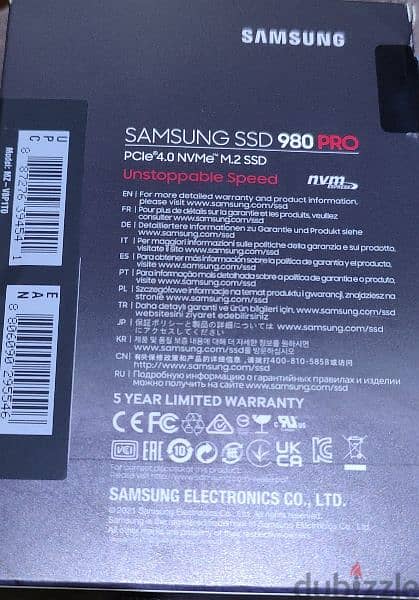 Samsung SSD nvme PCIe m-key drive 3