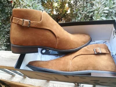 DALYDRESS Suede Ankle Brown Boot - 45 بوت داليدريس شمواه من التوكيل