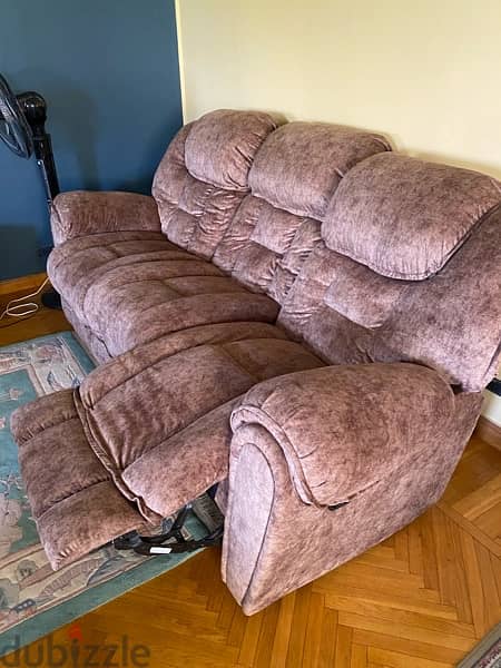 2 recliner sofas for sale - slightly used. 0