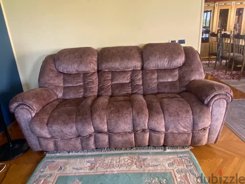 2 recliner sofas for sale - slightly used. 1