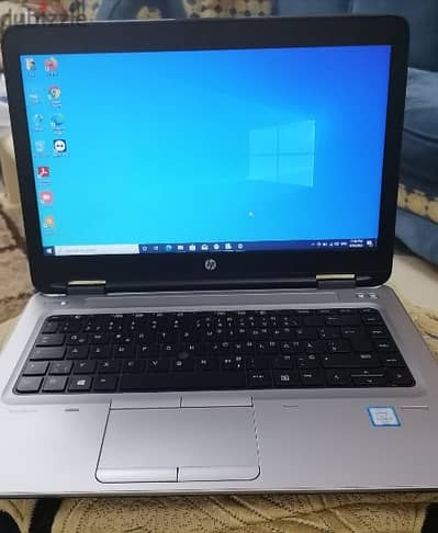 laptop HP 640 G2 i5th RAM 8G DDR4 SSD 256G  لاب حاله ممتازه مفيش خربوش