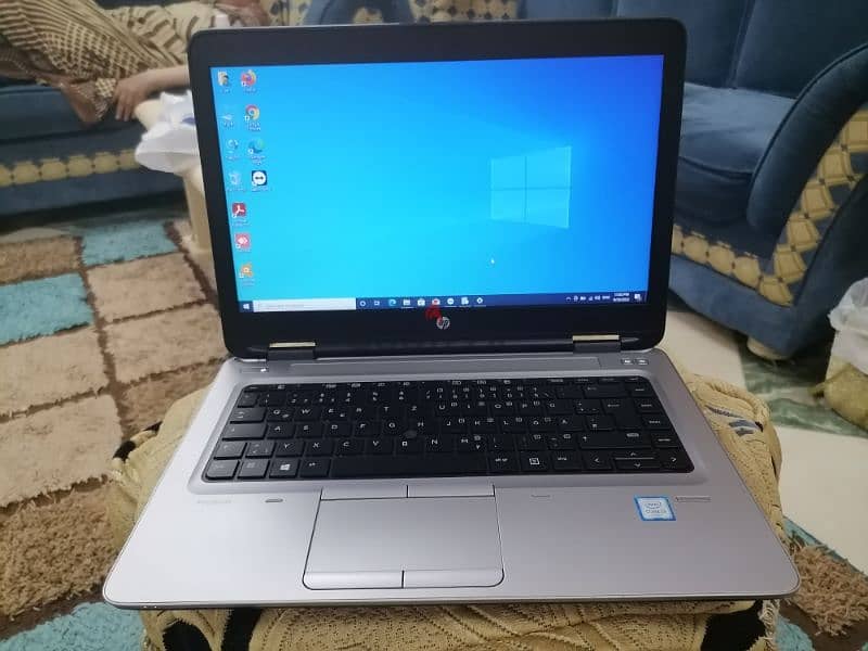 laptop HP 640 G2 i5th RAM 8G DDR4 SSD 256G  لاب حاله ممتازه مفيش خربوش 1