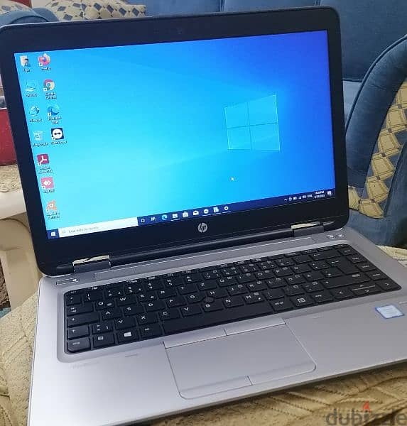 laptop HP 640 G2 i5th RAM 8G DDR4 SSD 256G  لاب حاله ممتازه مفيش خربوش 2