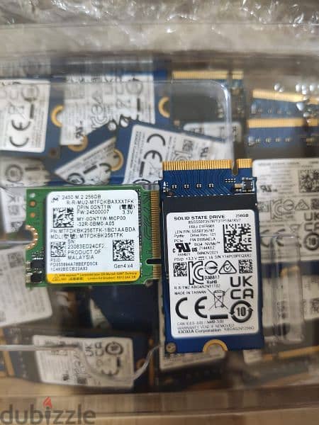 SSD 256G NVMe  هاردات حاله ممتازة جديد اورجينال 1