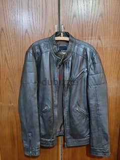 barneys original leather jacket جاكيت جلد طبيعى 0