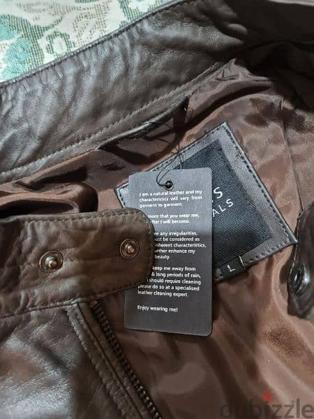 barneys original leather jacket جاكيت جلد طبيعى 4