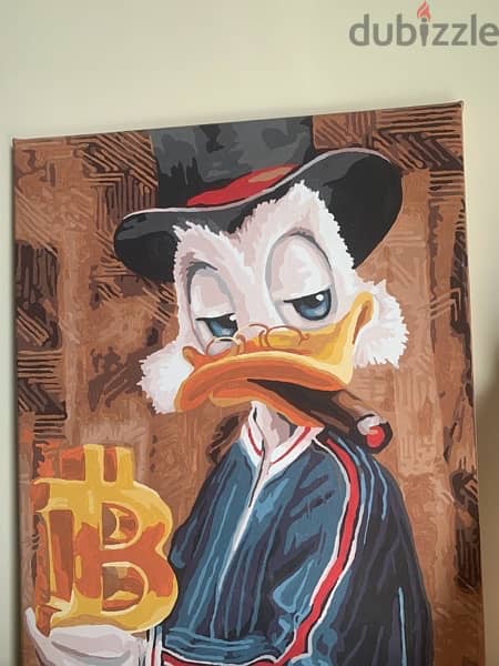 Uncle Scrooge Bitcoin Water-paint 0