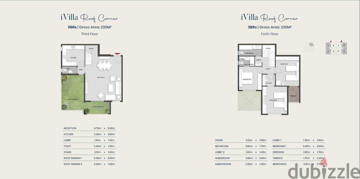 I-Villa Roof للبيع من المالك  فى  Aliva-Mountain View بسعر الافتتاح ! 3