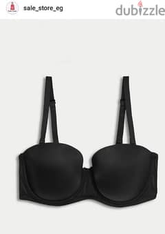 H&M Strapless Push-up Bra - Black