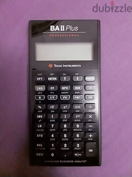 BA II Plus professional texas instrument 0