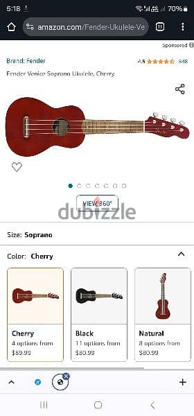 Fender Ukulele