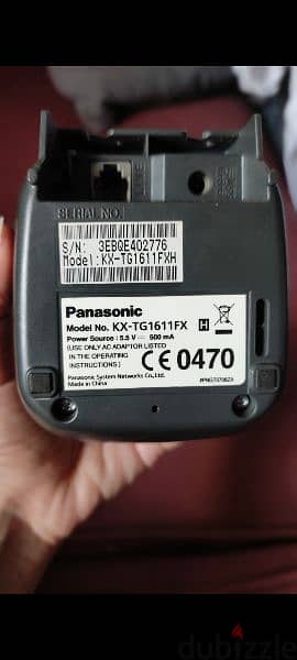 تليفون لاسلكي بانسونيك Panasonic اصلي بحاله ممتازه 4