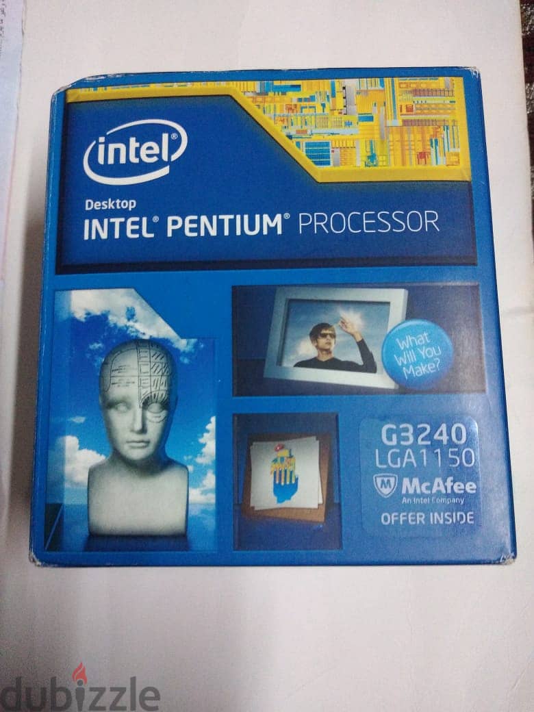 للبيع بروسيسور Processor Pentium  LGA1150 G3240 1